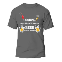 Fishing Solves All My Problem Man T-Shirt